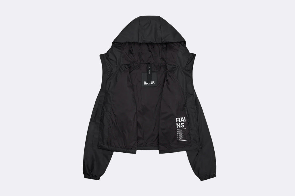 Rains Wmns Lohja Short Insulated Jacket Black