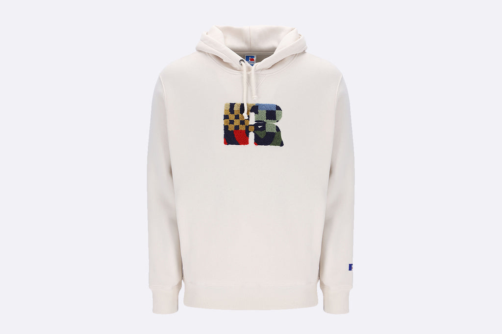 Russell Makie Pull Over Hoodie White Sand