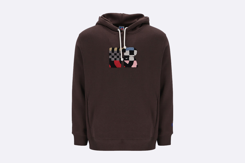 Russell Makie Pull Over Hoodie Seal Brown