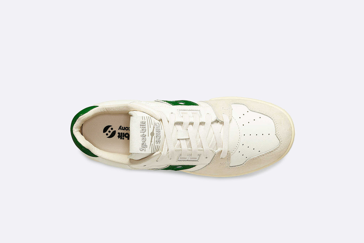 Saucony Spot-Bilt™ Sonic Low Premium White / Green
