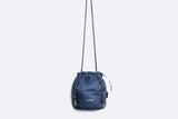 Taion Draw String Down Bag Small Blue