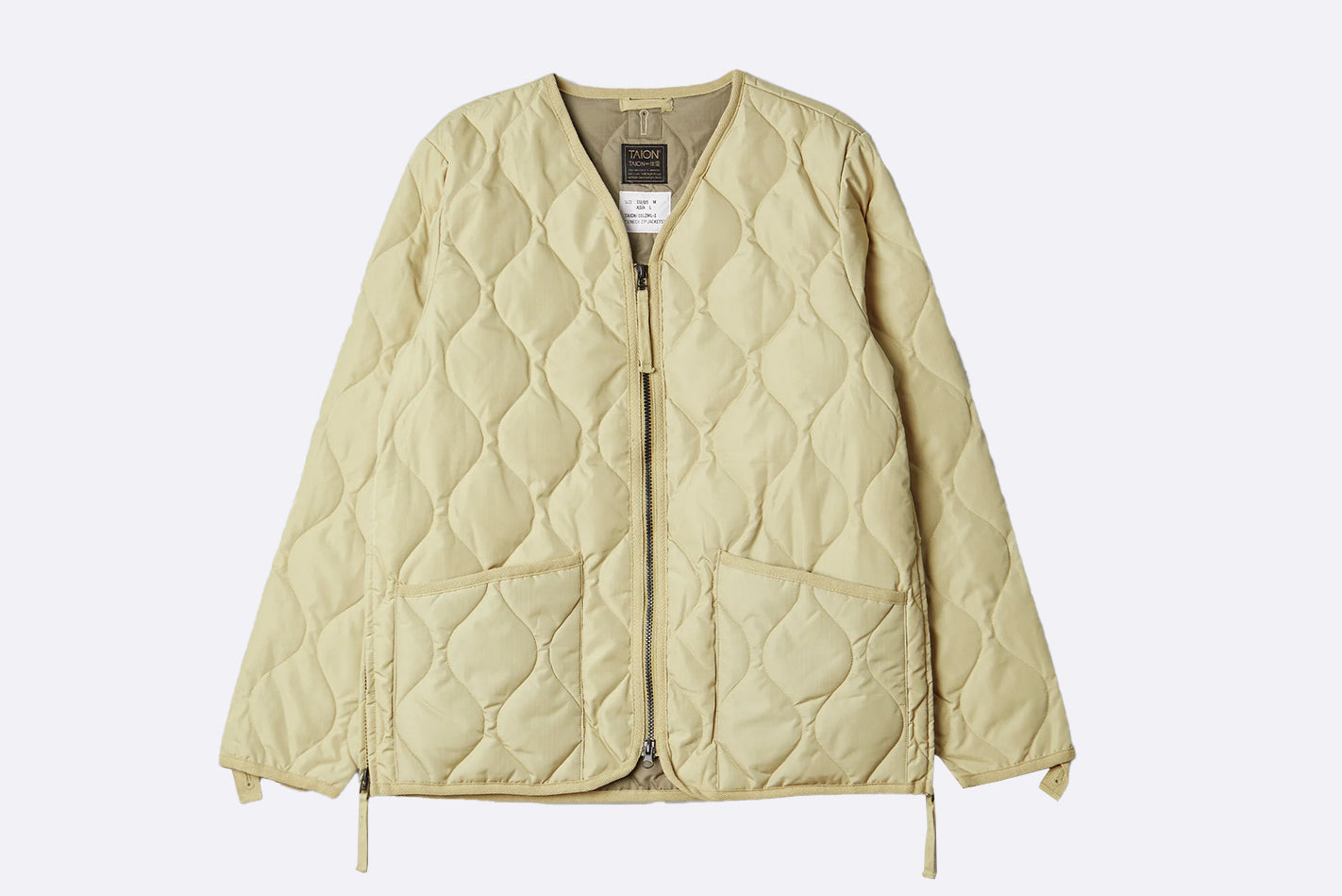 Taion Military W-Zip V Neck Down Jacket