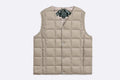 Taion Kids V-Neck Button Down Vest Brown