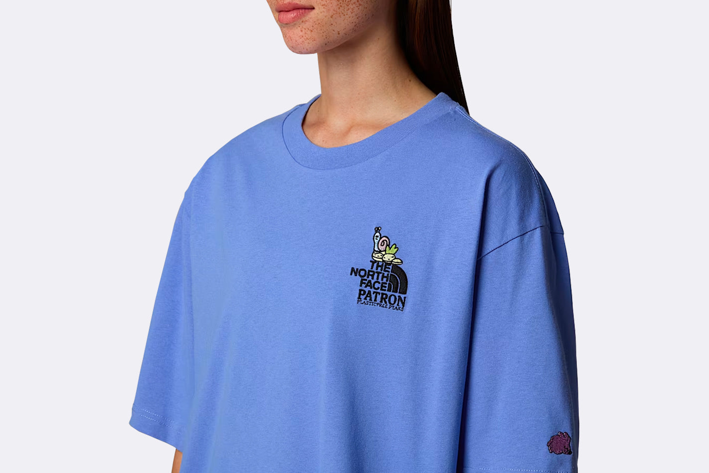 The North Face Clean Trails Oversized Tee Virtual Blue