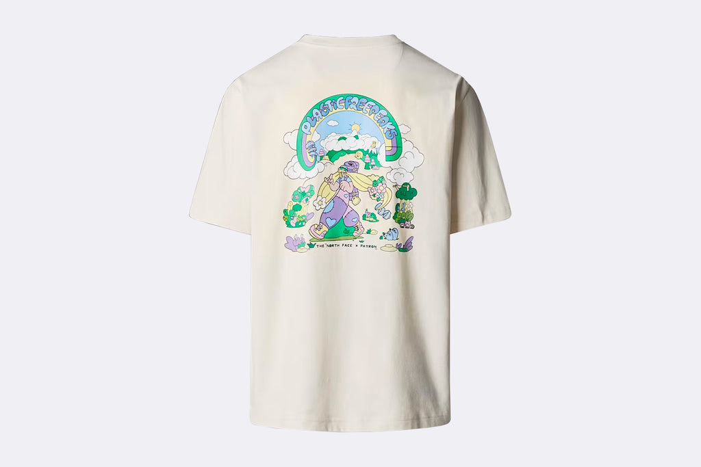 The North Face Clean Trails Oversized Tee White Dune