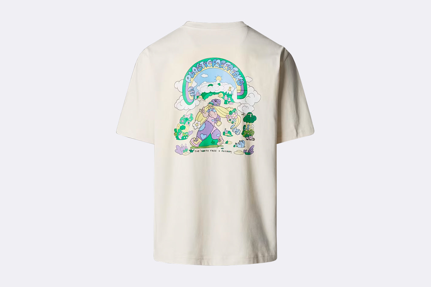 The North Face Clean Trails Oversized Tee White Dune