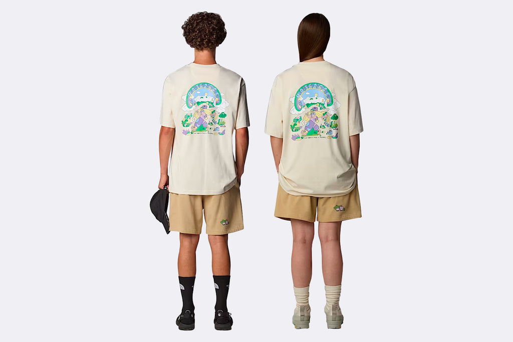 The North Face Clean Trails Oversized Tee White Dune