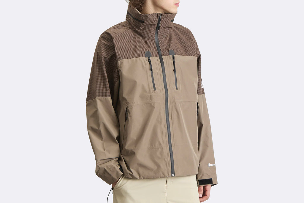 The North Face HKE Devils Thumb Gore-Tex Jacket Mocha Brown Smokey Brow