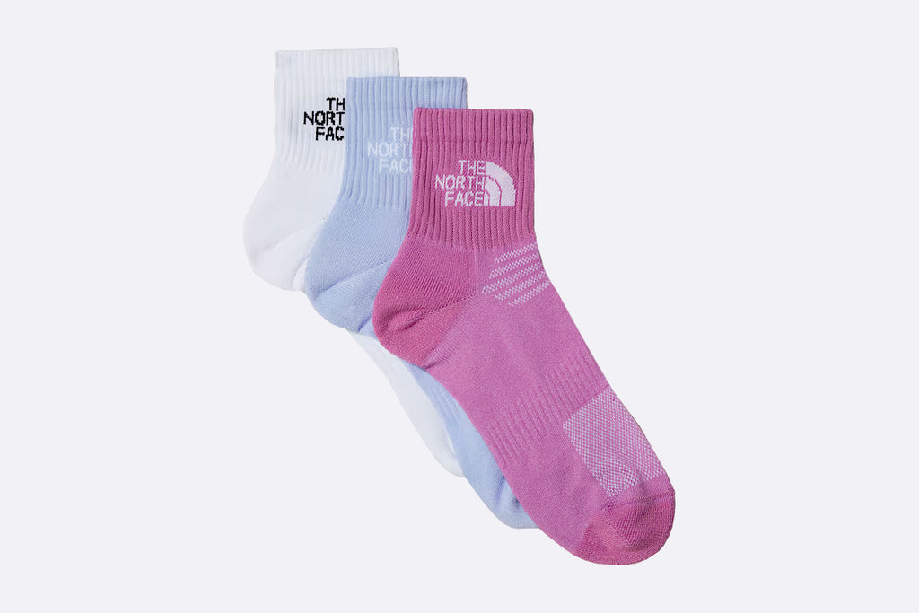 The North Face Multi Sport Cush Quarter Sock 3p Purple Mint