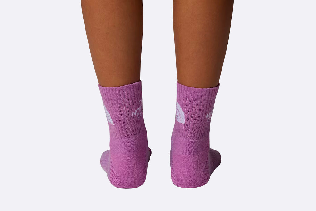 The North Face Multi Sport Cush Quarter Sock 3p Purple Mint