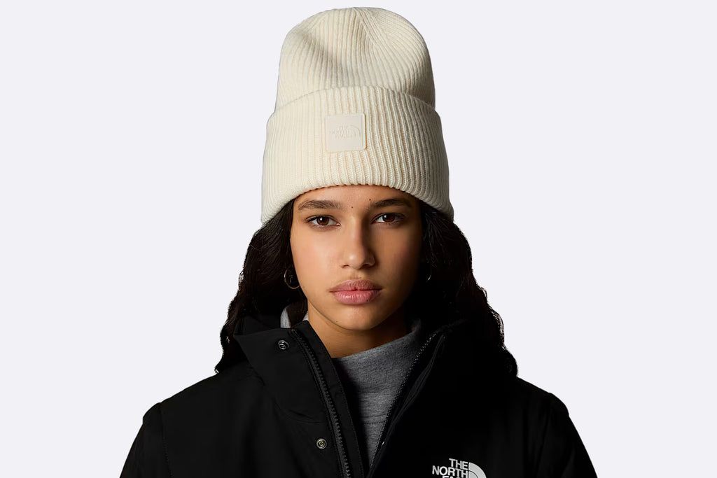 The North Face Urban Patch Beanie White Dune