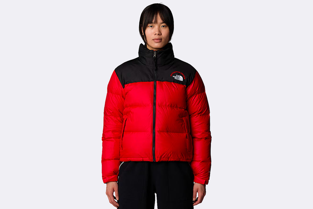 The North Face Wmns 1996 Retro Nuptse Red TNF Black