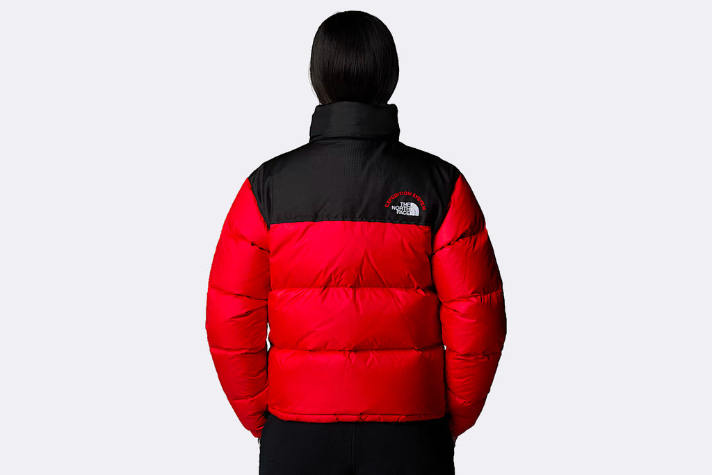 The North Face Wmns 1996 Retro Nuptse Red TNF Black