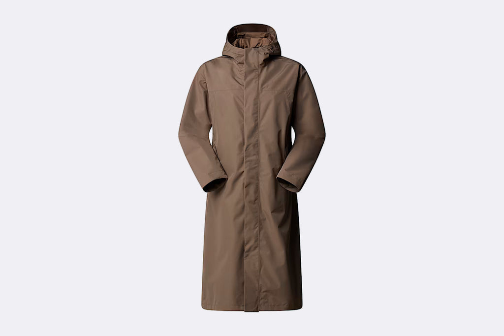 The North Face Wmns Nukabira Rain Shell Parka Mocha Brown