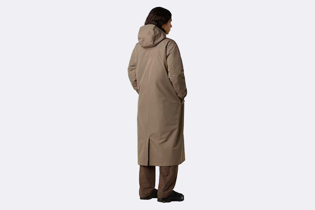 The North Face Wmns Nukabira Rain Shell Parka Mocha Brown