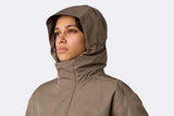 The North Face Wmns Nukabira Rain Shell Parka Mocha Brown