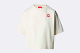 The North Face Wmns Red Box S/S Boxy Tee White Dune