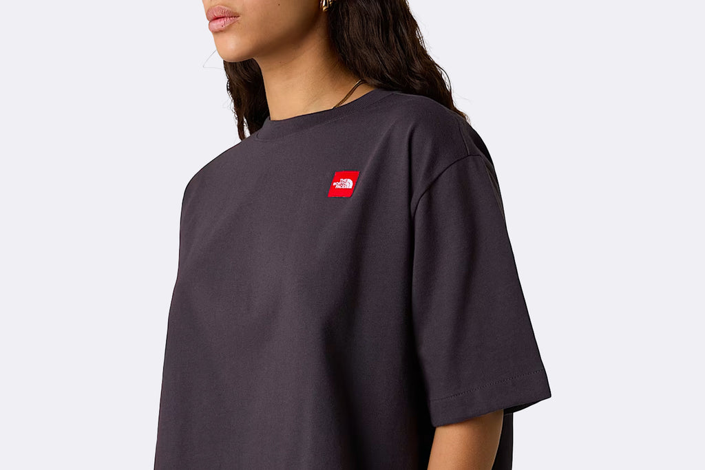 The North Face Wmns Red Box S/S Boxy Tee Obsidian