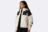 The North Face Wmns Reign On Jacket White Dune Tnf Black