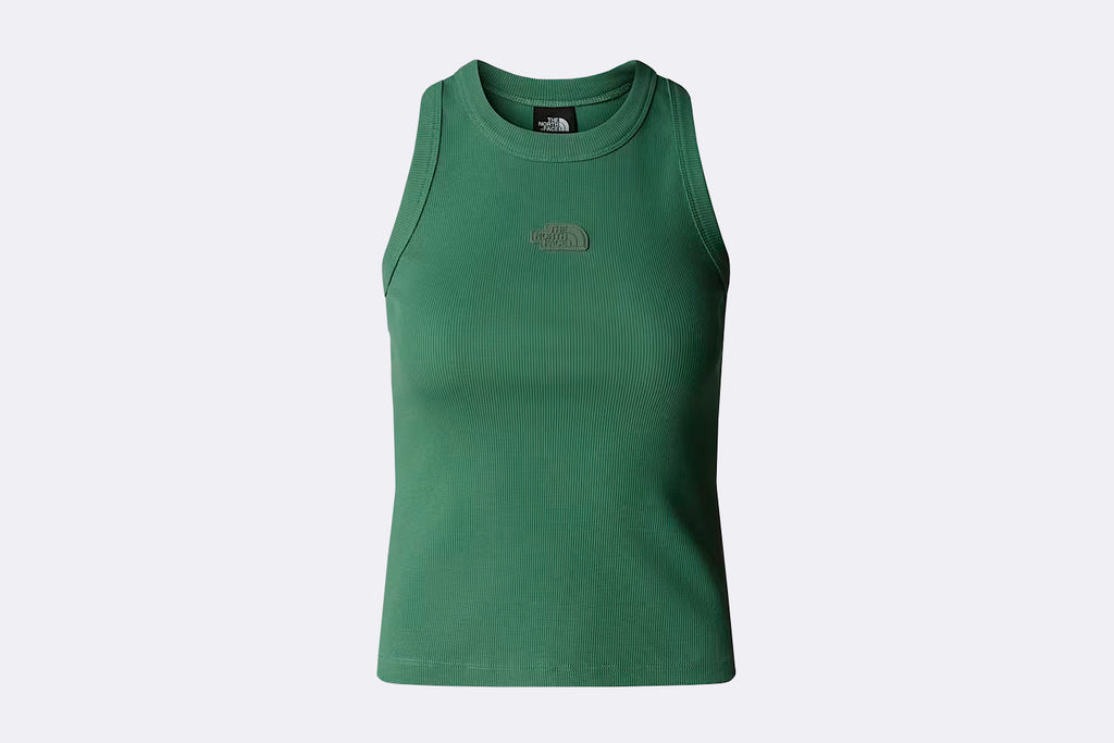 The North Face Wmns Slim Rib Tank Duck Green