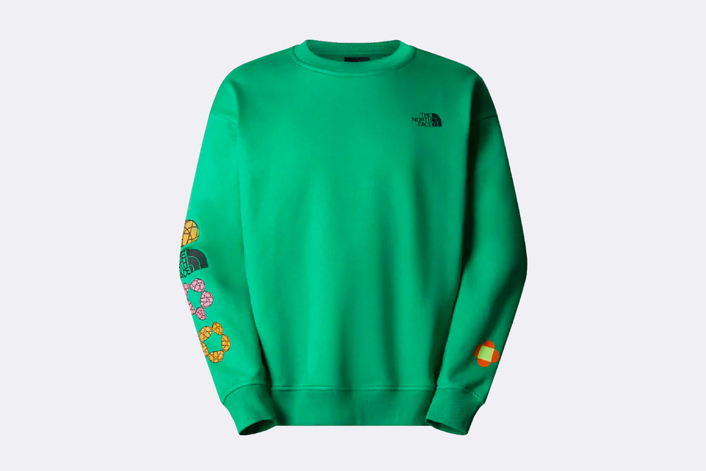 The North Face X Yinka Ilori Graphic Crew Optic Emerald