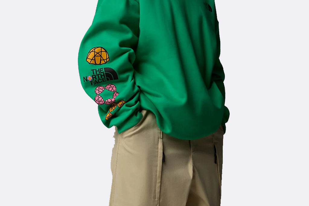 The North Face X Yinka Ilori Graphic Crew Optic Emerald