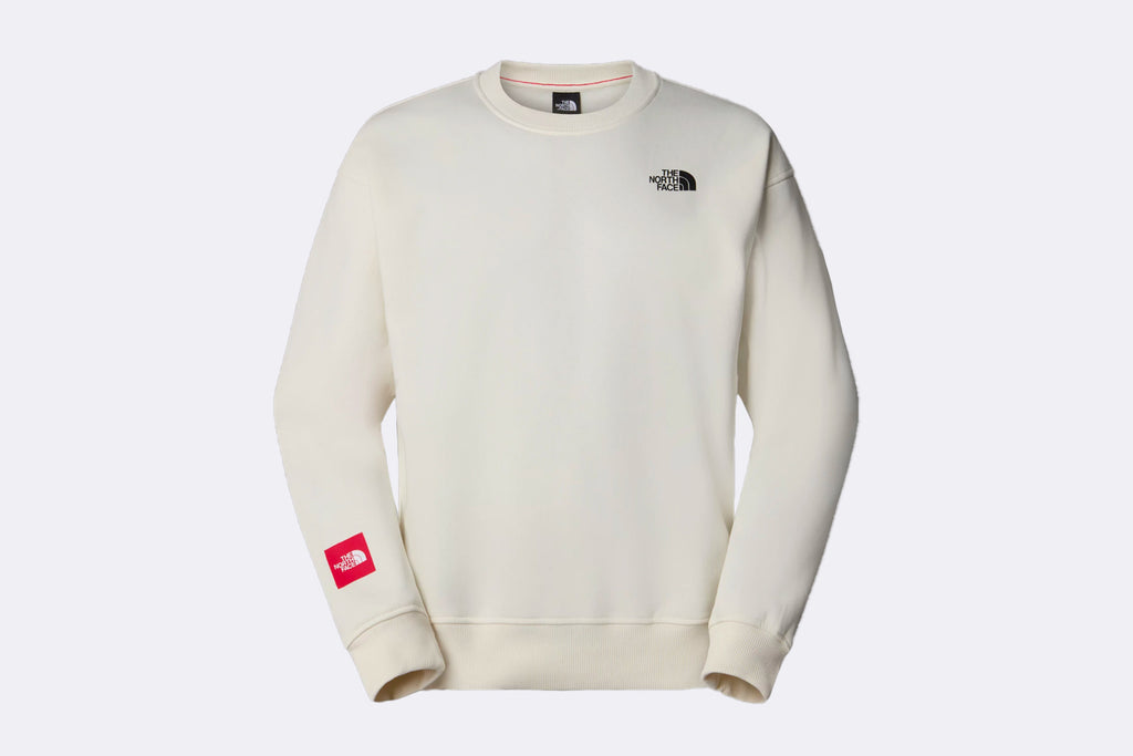 The North Face Axys Crew White Dune