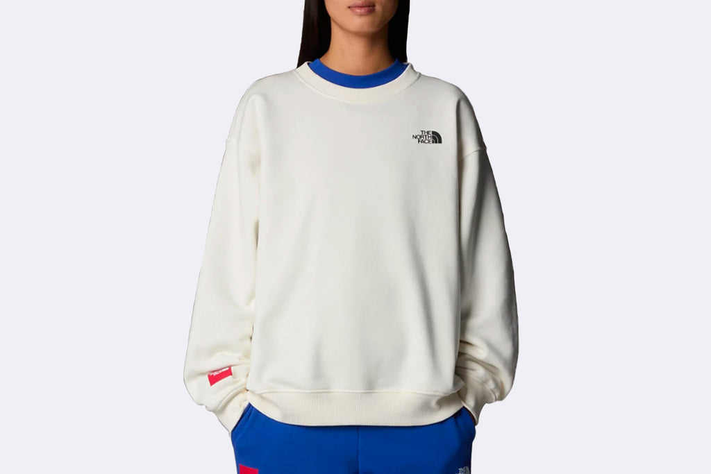 The North Face Axys Crew White Dune