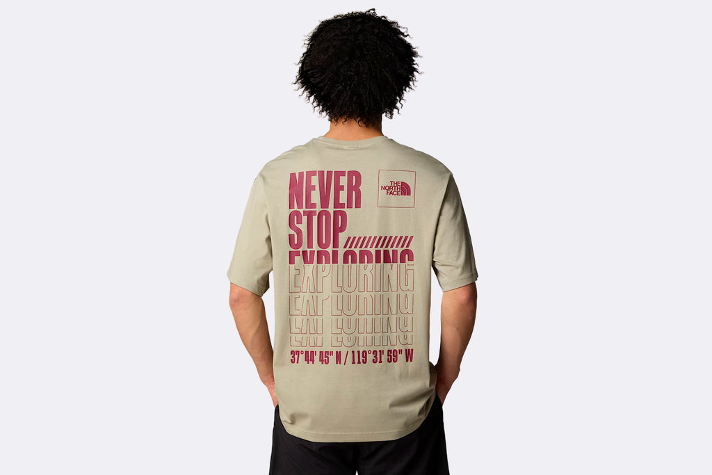 The North Face M Coordinates Tee Clay Grey