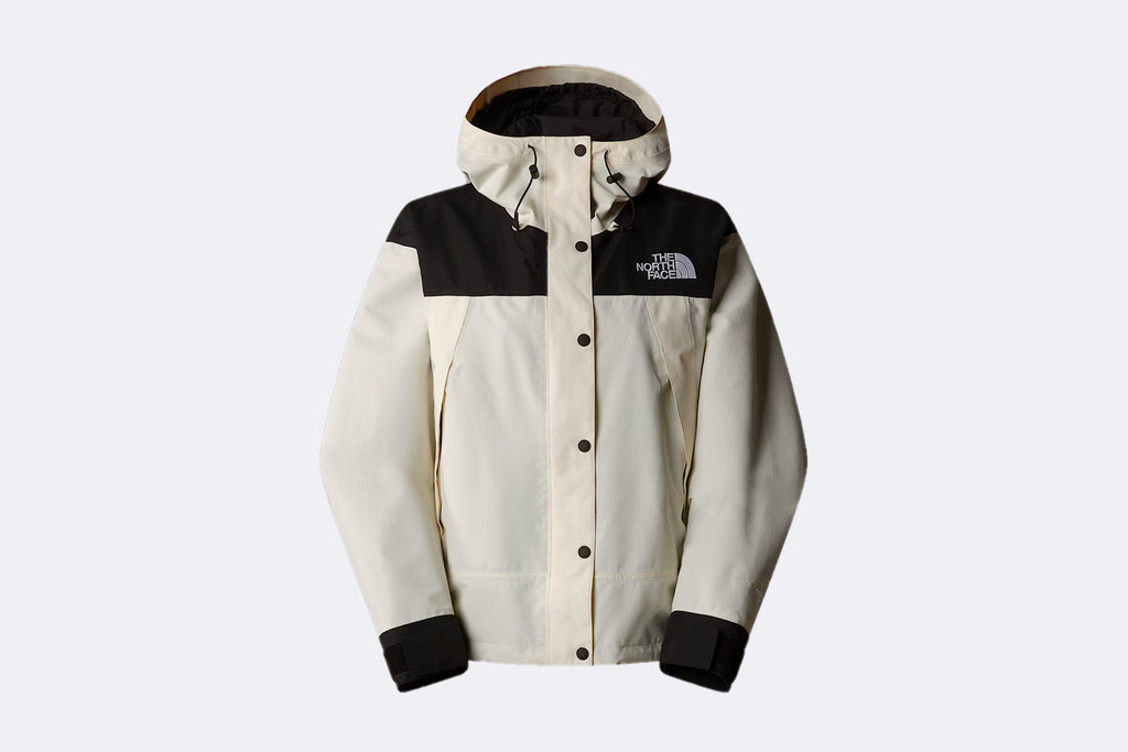 The North Face Wmns Dryvent Mountain Jacket White Dune/TNF Black