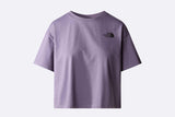 The North Face Wmns Crop S/S Tee Lavender Fog