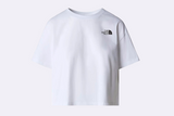 The North Face Wmns Cropped Simple Dome Tee White