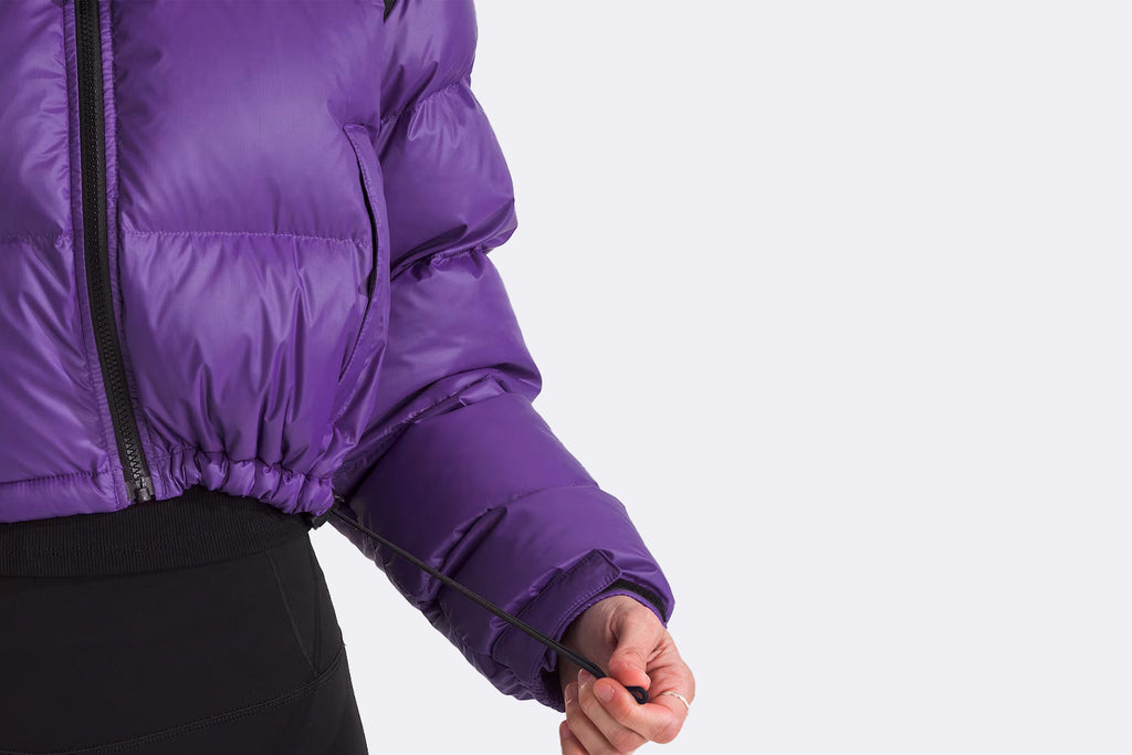 The North Face Wmns Nuptse Short Jacket Peak Purple