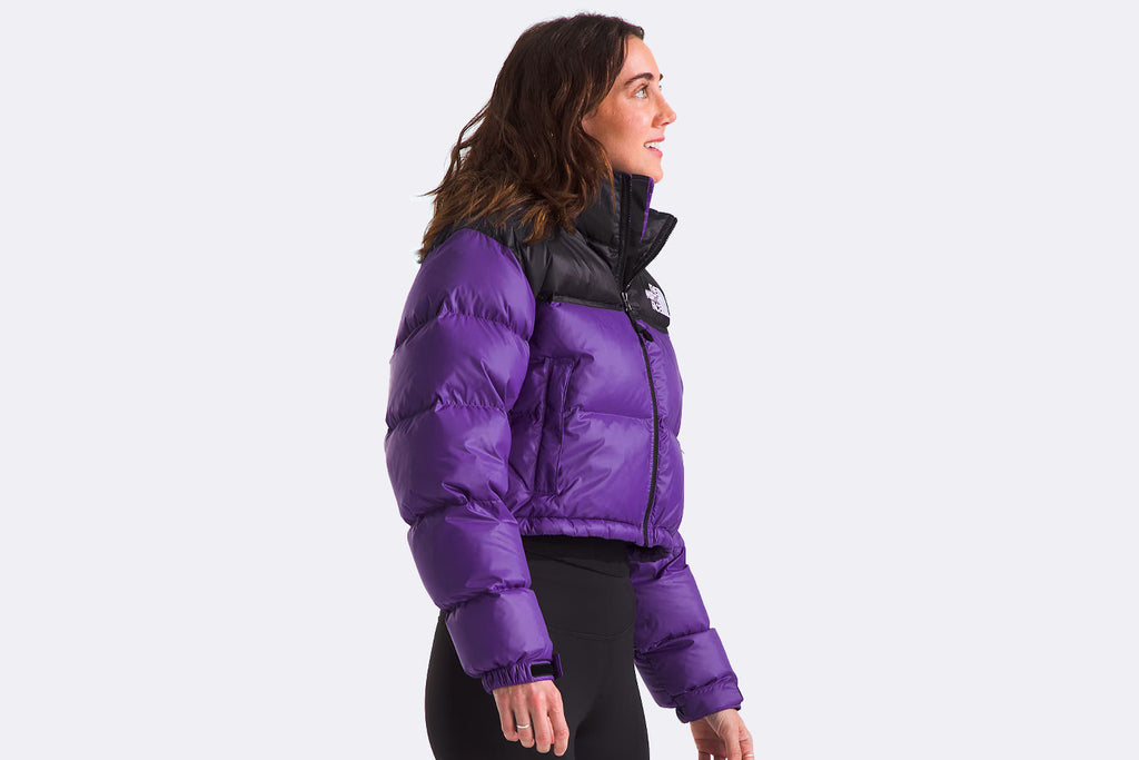 The North Face Wmns Nuptse Short Jacket Peak Purple