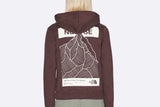 The North Face Wmns Nuptse Face Hoodie Brown