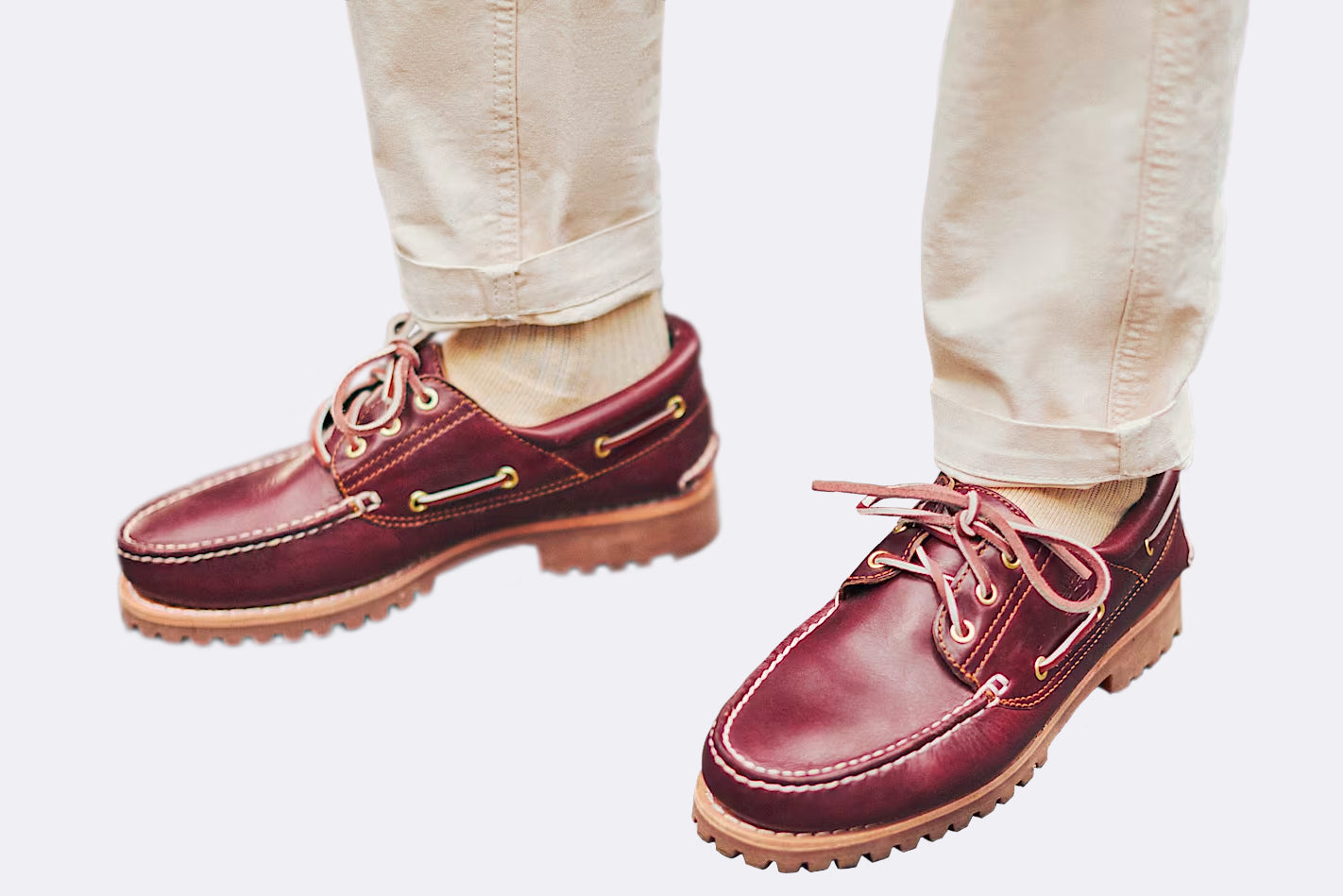 Timberland Authentic Boat Shoe Burgundy