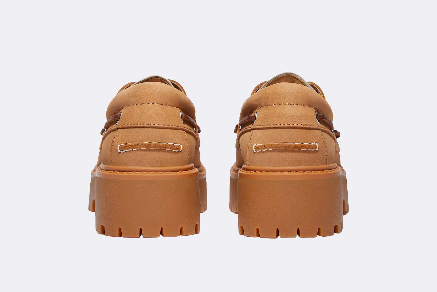 Timberland Wmns Stone Street Boat Shoe Medium Beige Nubuck