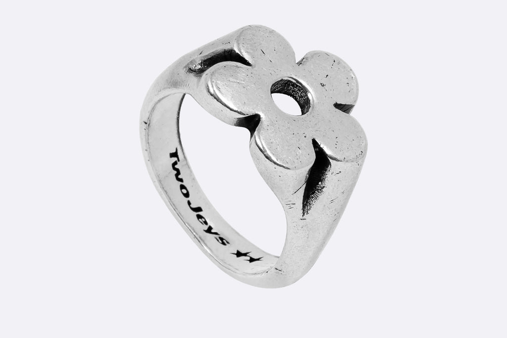TwoJeys Flower Ring Silver