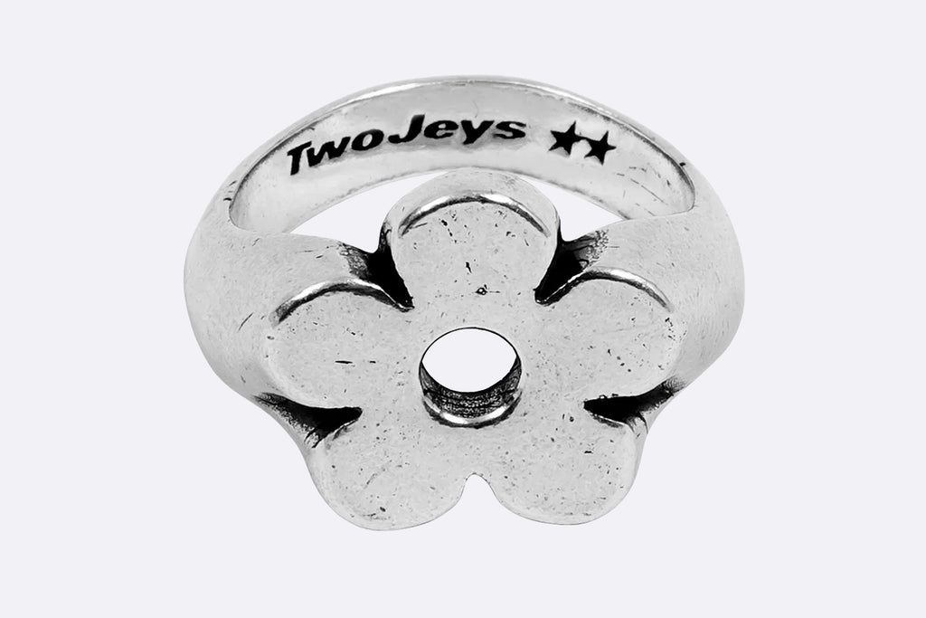 TwoJeys Flower Ring Silver