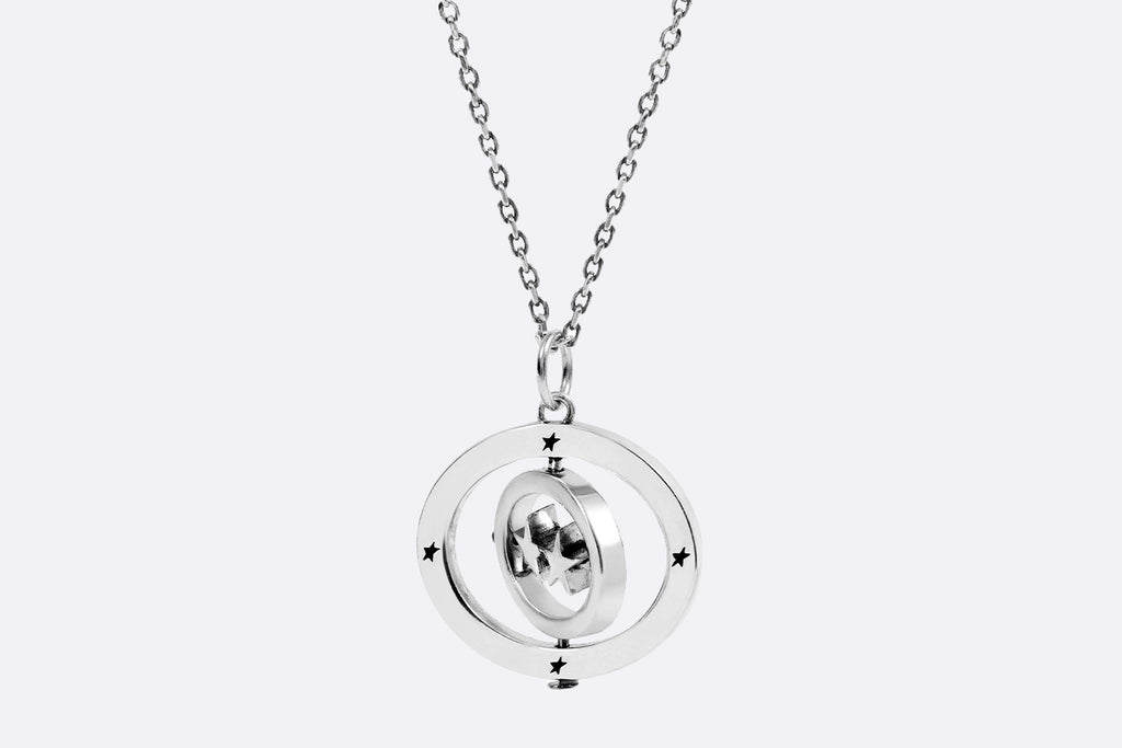 TwoJeys Icon Superstar Rotative Necklace Silver