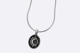 TwoJeys Midnight Necklace Silver