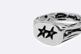 TwoJeys Superstar Signed Ring Silver