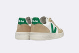 Veja Wmns V-10 Chromefree Leather White Emeraude Sahara