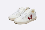 Veja V-12 Leather Extra-White Marsala Nautico