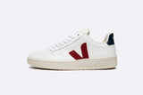 Veja V-12 Leather Extra-White Marsala Nautico