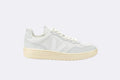 Veja V-90 Leather O.T. Gravel - White