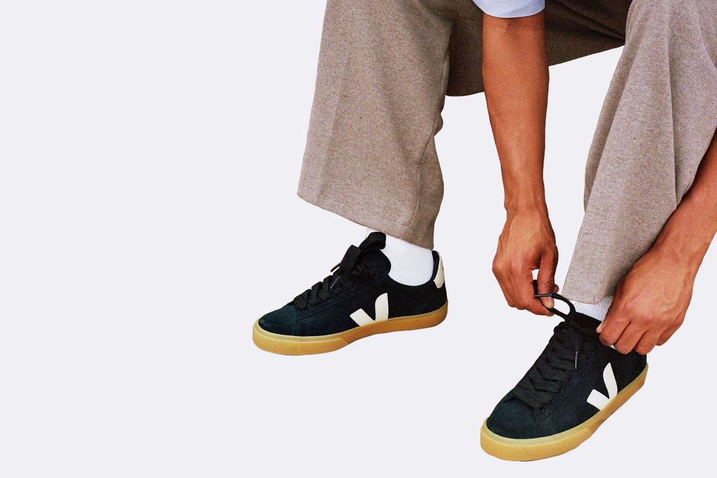 Veja Campo Bold Suede Black Pierre