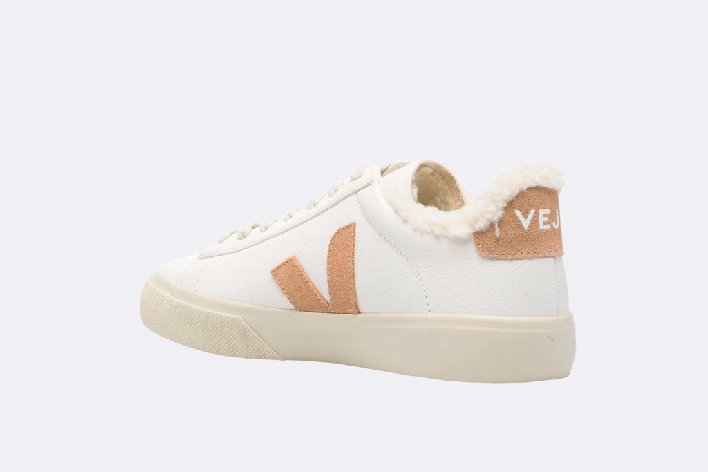 Veja Wmns Campo Winter Chromefree Leather Extra White Desert