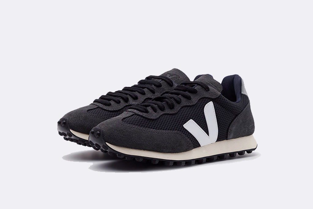 Veja Rio Branco Alveomesh Black White Oxford Grey