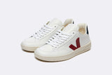 Veja Wmns V-12 Leather Extra-White Marsala Nautico